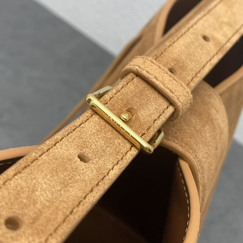 N品 セリーヌ バッグ 人気 ランキング CELINE レディース ミディアム ルイーズ バッグ 116613GFT.18CM タバコ ゴールド金具 - 画像 (3)