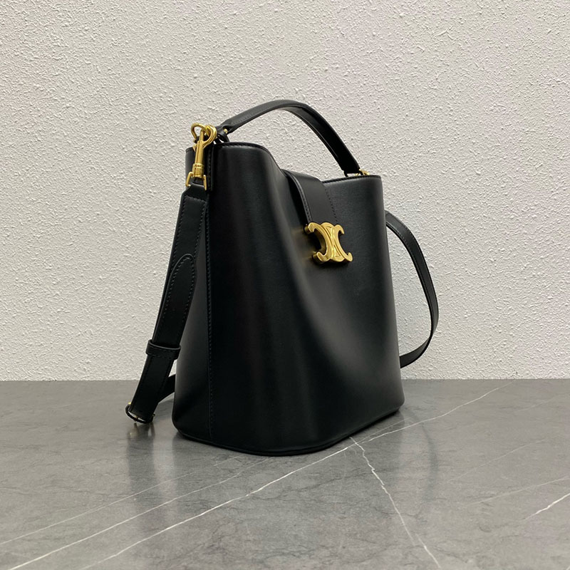 N品 セリーヌ バッグ 人気 ランキング CELINE スモールボストン 使い勝手 ミディアム ルイーズ バッグ 116613FX9.38NO ブラック ゴールド金具 - 画像 (6)