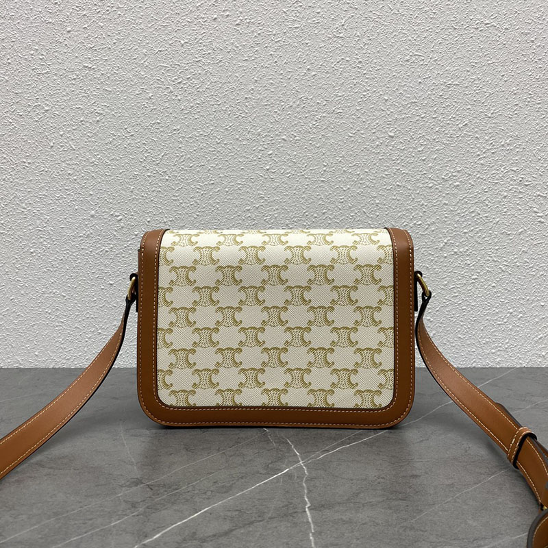 N品 セリーヌ バッグ 人気 ランキング CELINE ショルダーバッグ 人気 クラシック トリオンフ バッグ 191242EGC.02GR グレージュ ゴールド金具 - 画像 (5)