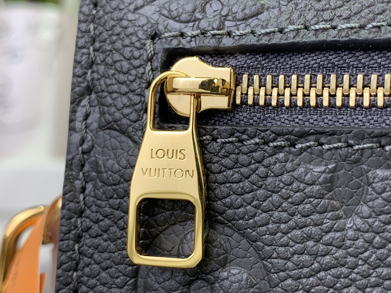 ルイヴィトン ミニバムバッグ 人気 ポシェット・メティス EW ブラック M46595 モノグラム・アンプラント レザー ゴールド金具 - 画像 (4)