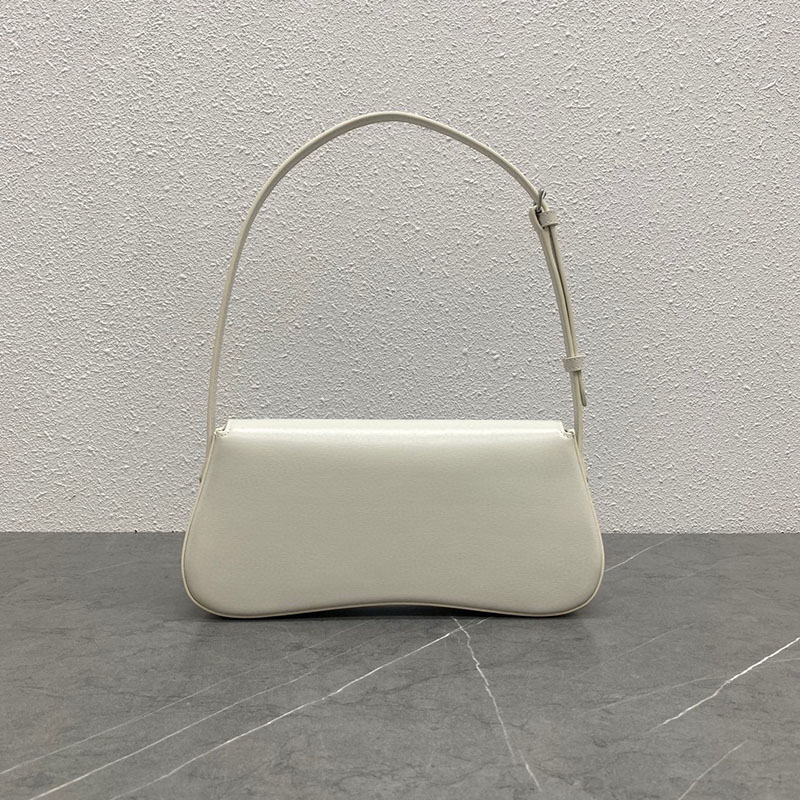 N品 セリーヌ バッグ 人気 ランキング CELINE バッグ 新作2024 ミディアム CELINE ローラ バッグ 115533BF4.00BB オブ ホワイト シルバー金具 - 画像 (8)