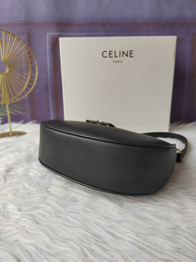 N品 セリーヌ バッグ 人気 ランキング CELINE ミディアム AVA(アヴァ) トリオンフ バッグ 114493DGQ.38NO ブラック ゴールド金具 - 画像 (7)