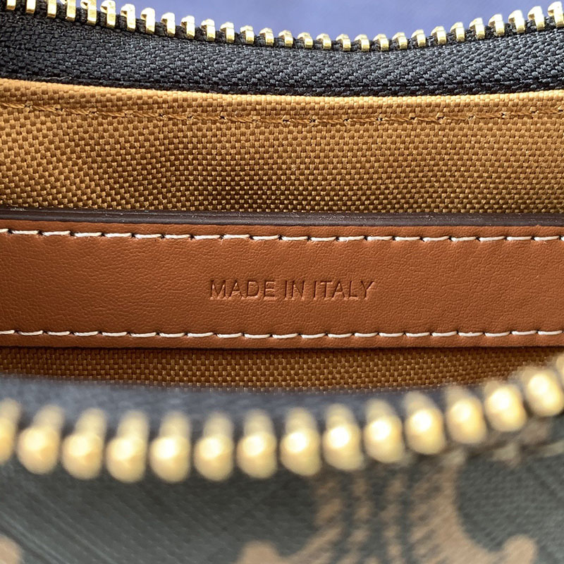 N品 セリーヌ バッグ 人気 ランキング CELINE ホーボーバッグ レディース AVA(アヴァ)バッグ 193952BZJ.04LU タン ゴールド金具 - 画像 (2)