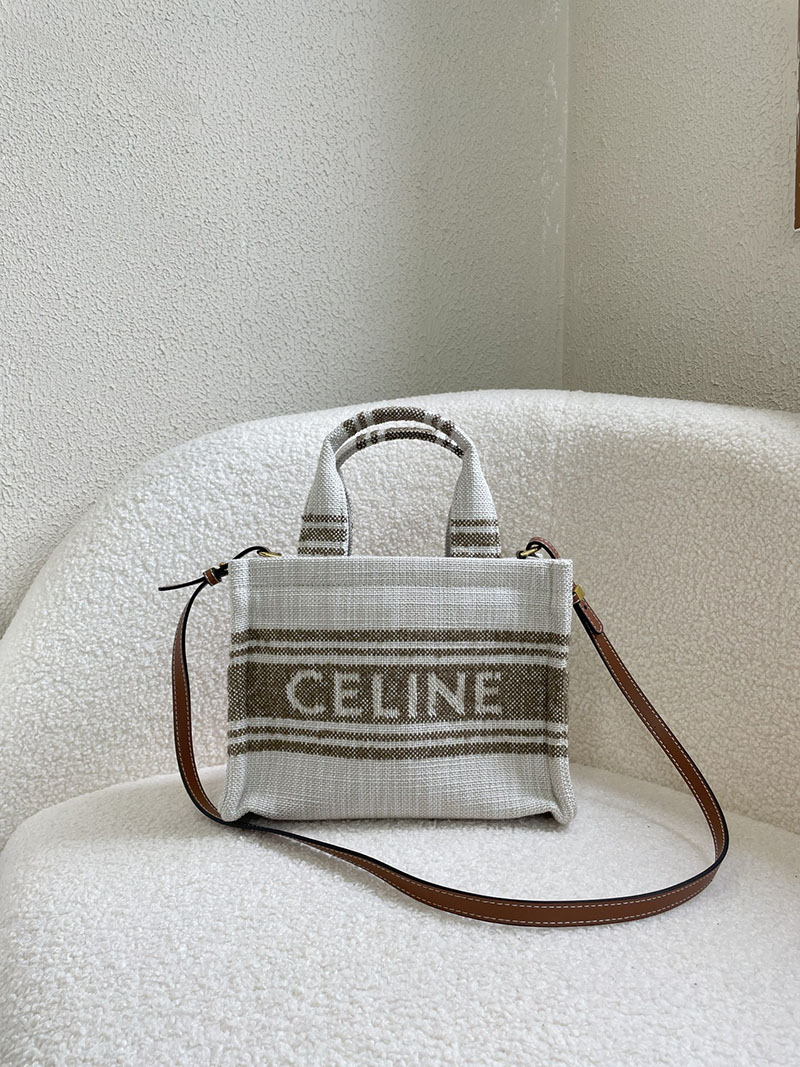 CELINE ミニトートバッグ キャンバス ブランド