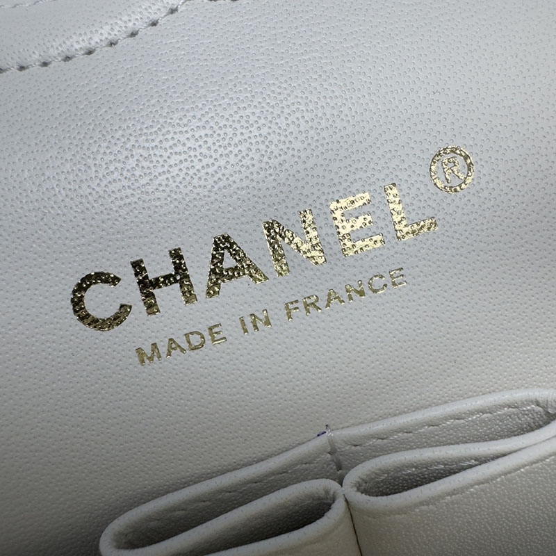 最高級シャネルスーパーコピー シャネルバッグコピー クラシックハンドバッグ マトラッセ25 定価 白 (ホワイト) A01112 キャビアスキン シャンパンゴールド金具 2410863 - 画像 (2)