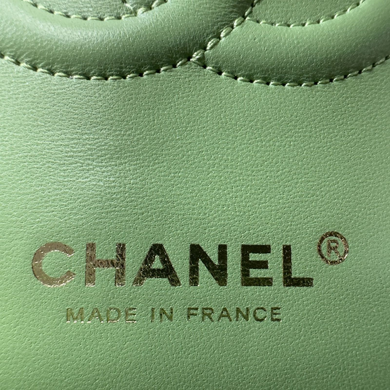 最高級シャネルスーパーコピー シャネルバッグコピー クラシックハンドバッグ マトラッセ25 定価 グリーン A01112 キャビアスキン シャンパンゴールド金具 2410865 - 画像 (2)