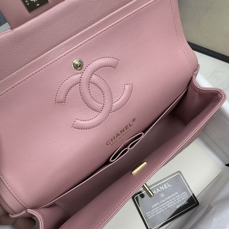 最高級シャネルスーパーコピー シャネルバッグコピー クラシックハンドバッグ マトラッセ25 定価 ピンク A01112 キャビアスキン シャンパンゴールド金具 2410867 - 画像 (3)