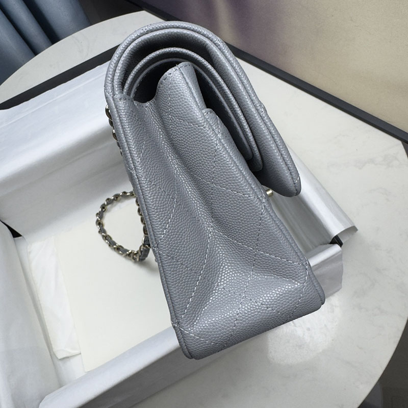 最高級シャネルスーパーコピー シャネルバッグコピー クラシックハンドバッグ マトラッセ25 定価 グレー A01112 キャビアスキン シャンパンゴールド金具 2410868 - 画像 (7)