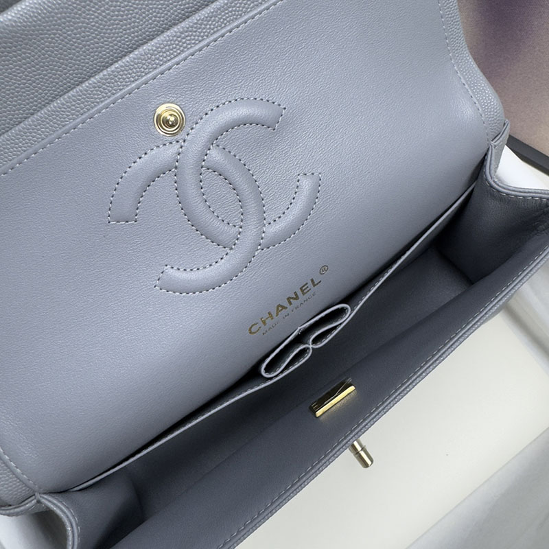 最高級シャネルスーパーコピー シャネルバッグコピー クラシックハンドバッグ マトラッセ25 定価 グレー A01112 キャビアスキン シャンパンゴールド金具 2410868 - 画像 (3)