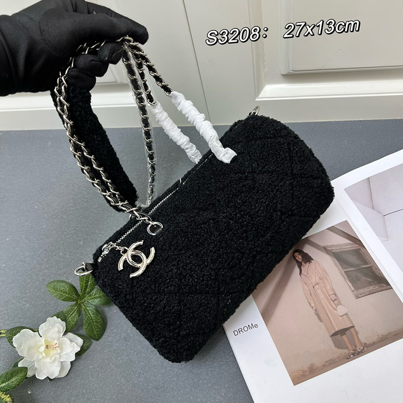 最高級シャネルスーパーコピー シャネルバッグコピー シャネル バッグ 新作 2024 秋冬 chanel23N coconeige 黒 (ブラック) AS3208 ラムスキン シルバー金具 2410879 - 画像 (9)