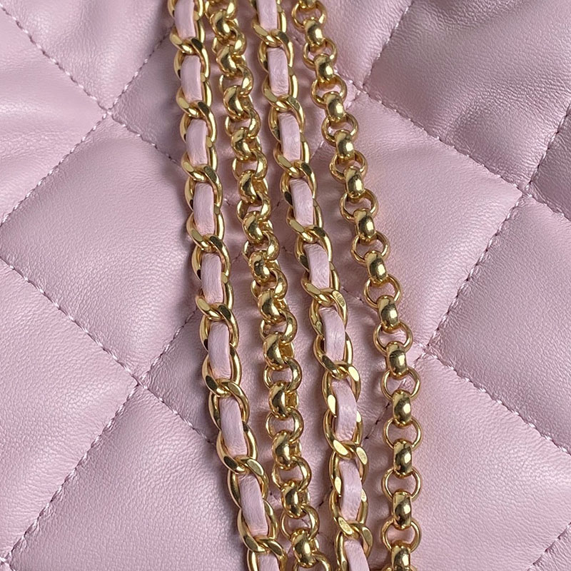 最高級シャネルスーパーコピー シャネルバッグコピー chanel 24Aディナーバッグhoboフリンジチェーン レッド AS4966 カーフスキン ゴールド金具 2410905 - 画像 (4)