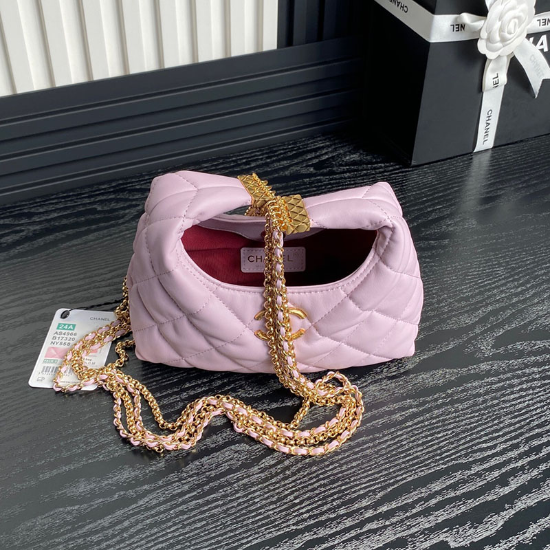 最高級シャネルスーパーコピー シャネルバッグコピー chanel 24Aディナーバッグhoboフリンジチェーン レッド AS4966 カーフスキン ゴールド金具 2410905 - 画像 (3)