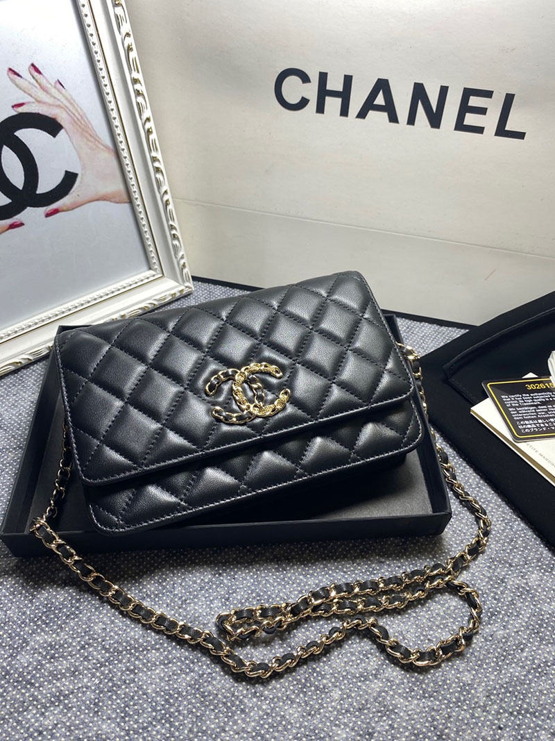 最高級シャネルスーパーコピー シャネルバッグコピー シャネル チェーンウォレット 定価 使い勝手 黒 (ブラック) AP3479 カーフスキン ゴールド金具 2410916 - 画像 (9)
