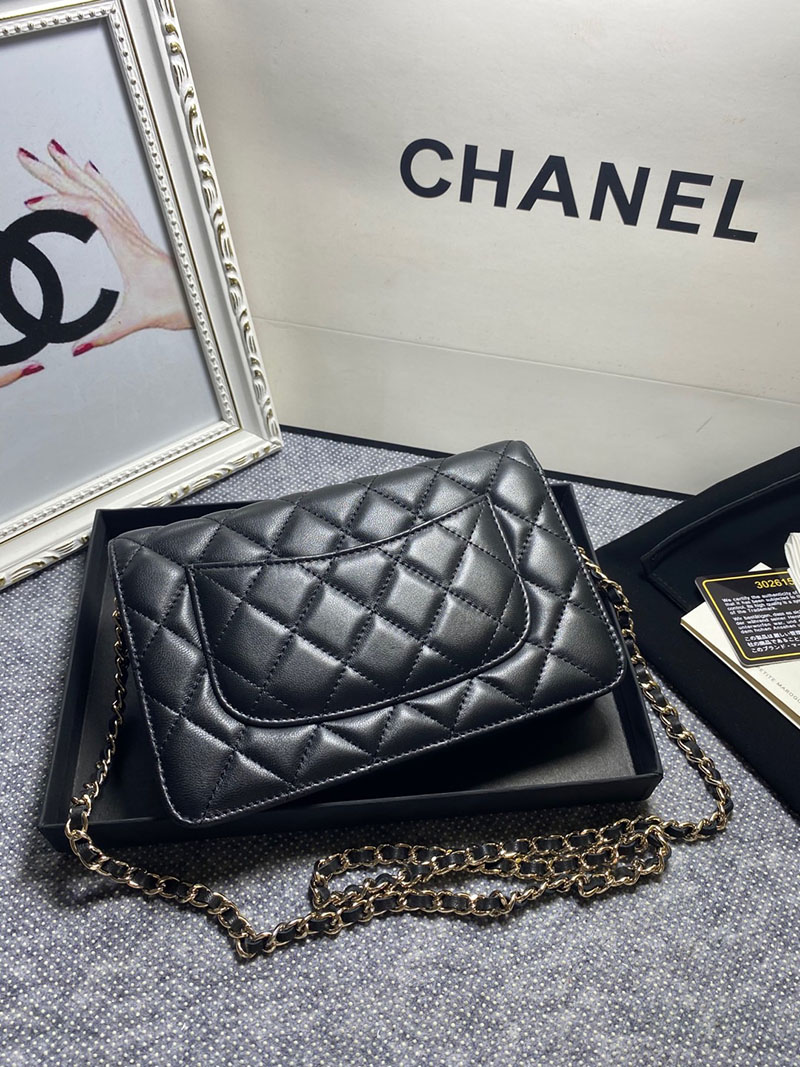 最高級シャネルスーパーコピー シャネルバッグコピー シャネル チェーンウォレット 定価 使い勝手 黒 (ブラック) AP3479 カーフスキン ゴールド金具 2410916 - 画像 (8)