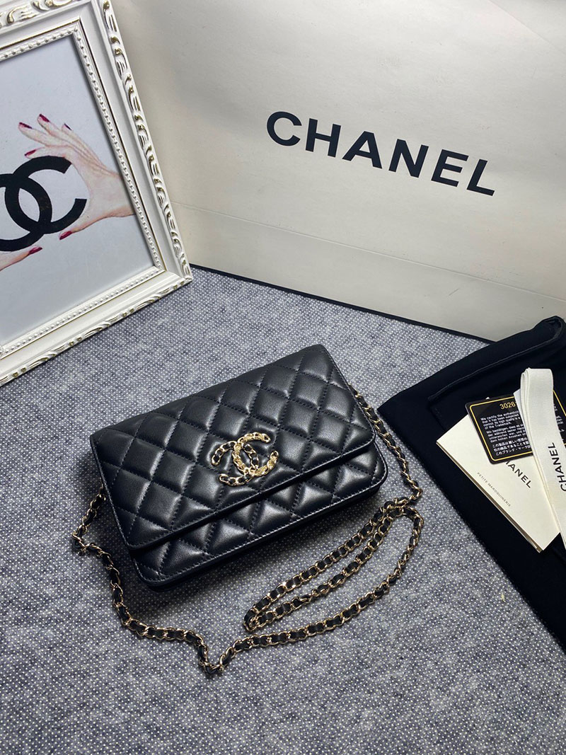 最高級シャネルスーパーコピー シャネルバッグコピー シャネル チェーンウォレット 定価 使い勝手 黒 (ブラック) AP3479 カーフスキン ゴールド金具 2410916 - 画像 (4)