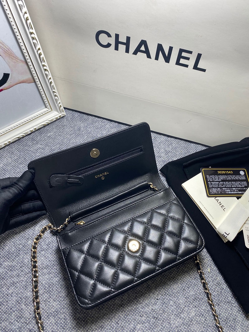 最高級シャネルスーパーコピー シャネルバッグコピー シャネル チェーンウォレット 定価 使い勝手 黒 (ブラック) AP3479 カーフスキン ゴールド金具 2410916 - 画像 (3)