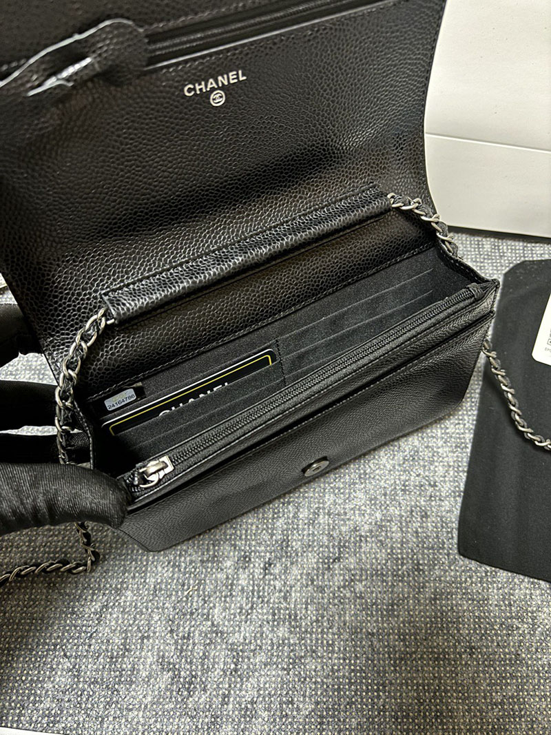 最高級シャネルスーパーコピー シャネルバッグコピー シャネル チェーンウォレット 定価 ボーイシャネル 黒 (ブラック) AP1117 キャビアスキン シルバー金具 2410925 - 画像 (2)