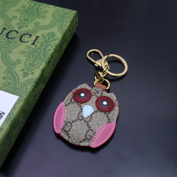 グッチ チャーム キーホルダー GUCCI オウル(ふくろう)シェイプ バッグ チャーム 821813 9AAGU 8075 2025新作 - 画像 (8)