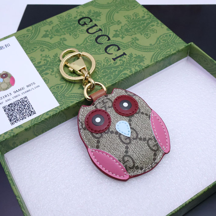 グッチ チャーム キーホルダー GUCCI オウル(ふくろう)シェイプ バッグ チャーム 821813 9AAGU 8075 2025新作 - 画像 (7)