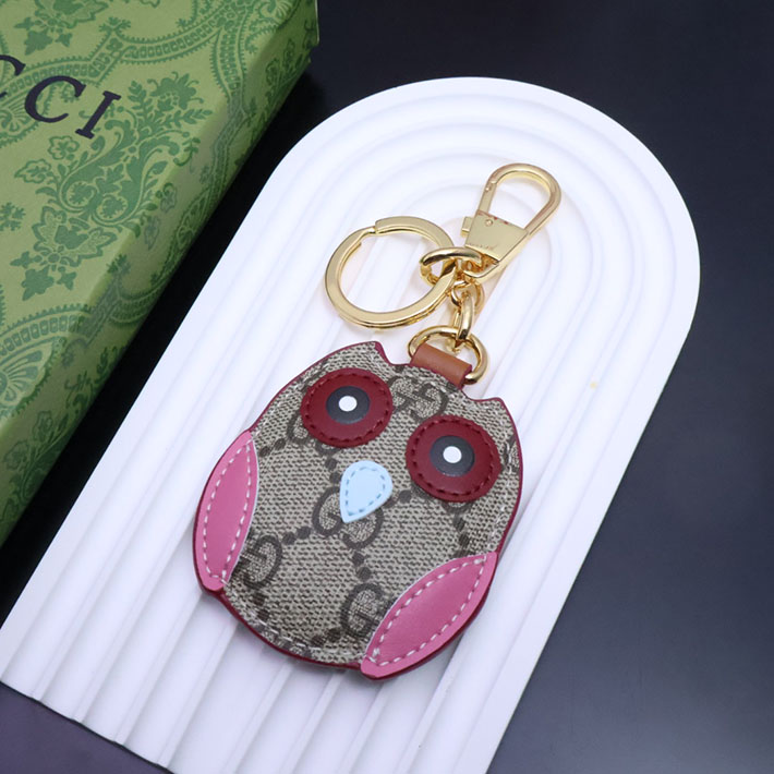 グッチ チャーム キーホルダー GUCCI オウル(ふくろう)シェイプ バッグ チャーム 821813 9AAGU 8075 2025新作 - 画像 (5)