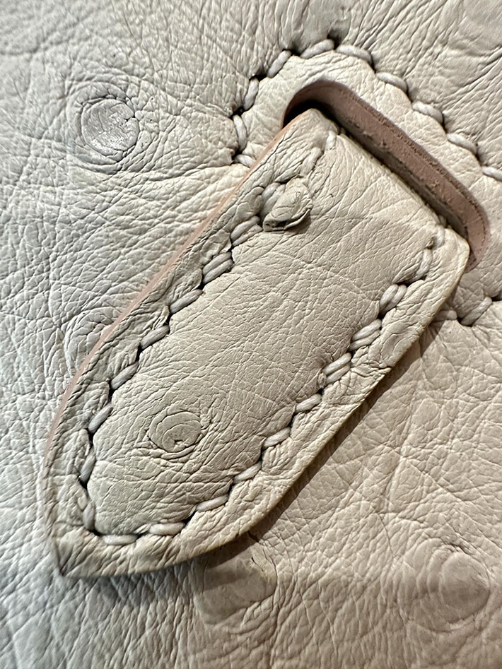 最高級エルメススーパーコピー バーキン25コピー バーキン25 ベトン オーストリッチ ゴールド金具 2412122 - 画像 (9)