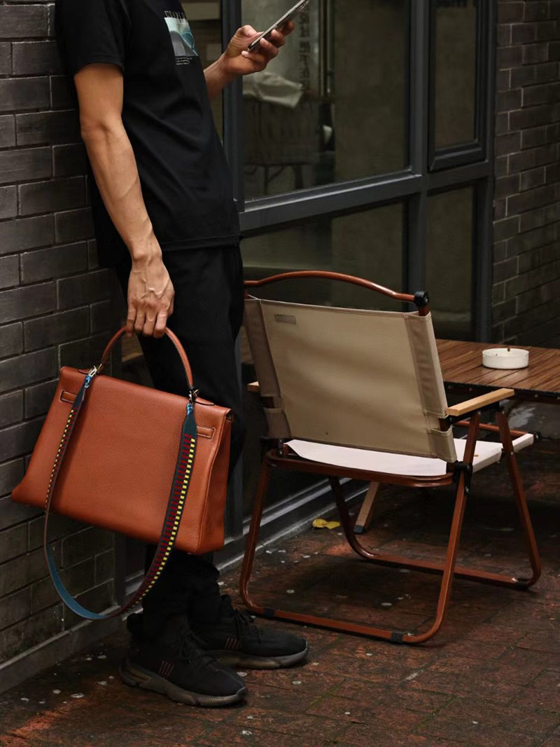 エルメス ケリー40 定価 HERMES ケリー40 メンズ ゴールド トリヨンクレマンス ゴールド金具 2412171 - 画像 (2)