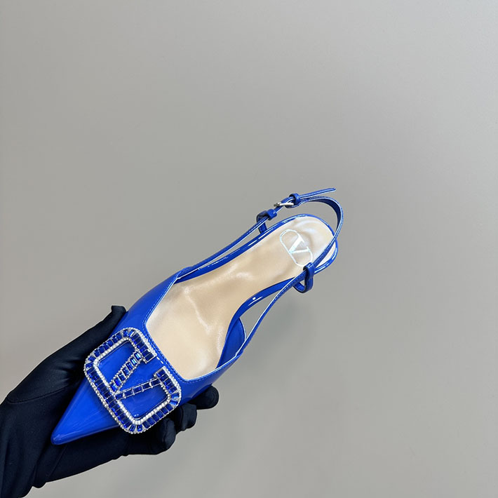 最高級ヴァレンティノスーパーコピー靴 ヴァレンティノパンプスコピー ヴァレンティノ風 パンプス 2412275 ブルー - 画像 (4)