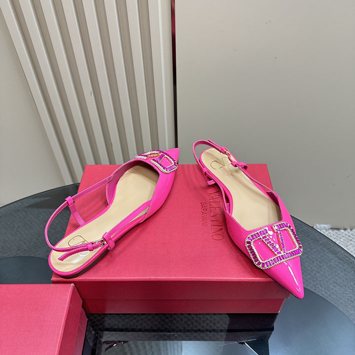 最高級ヴァレンティノスーパーコピー靴 ヴァレンティノパンプスコピー ヴァレンティノ パンプス フラット 2412278 PINK PP - 画像 (8)