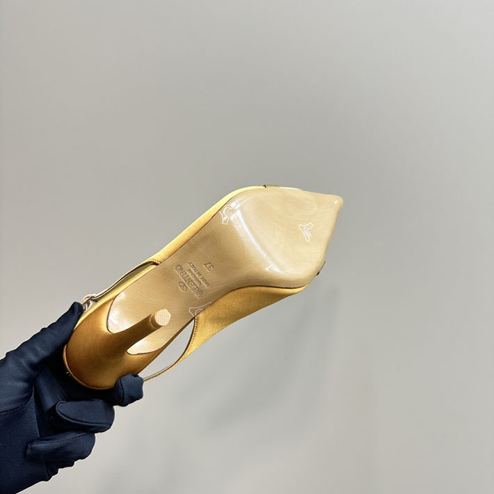 最高級ヴァレンティノスーパーコピー靴 ヴァレンティノパンプスコピー ヴァレンティノ風 パンプス 2412281 ゴールド - 画像 (2)