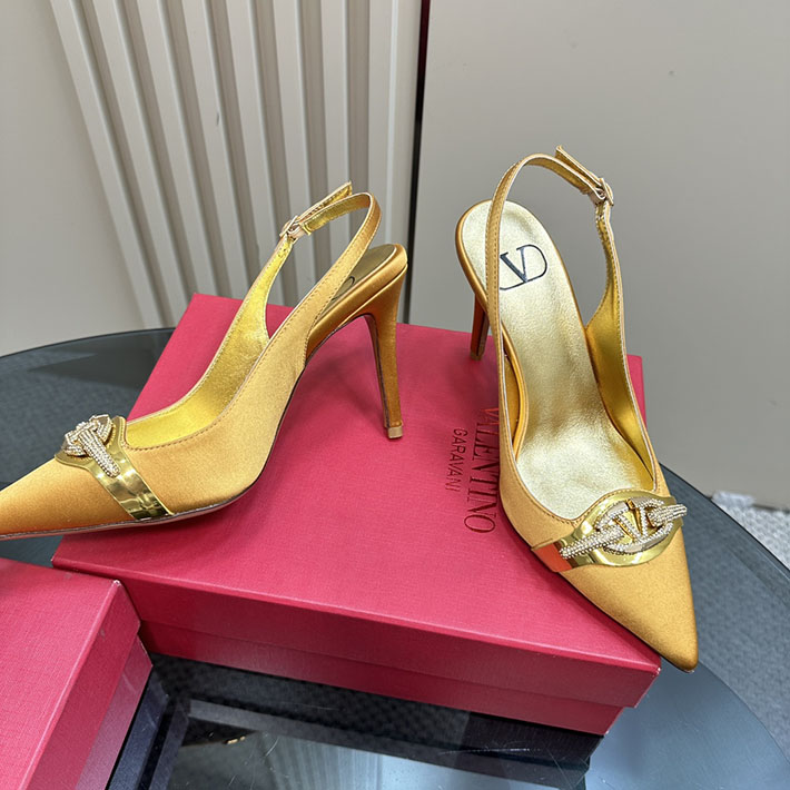 最高級ヴァレンティノスーパーコピー靴 ヴァレンティノパンプスコピー ヴァレンティノ風 パンプス 2412281 ゴールド - 画像 (9)