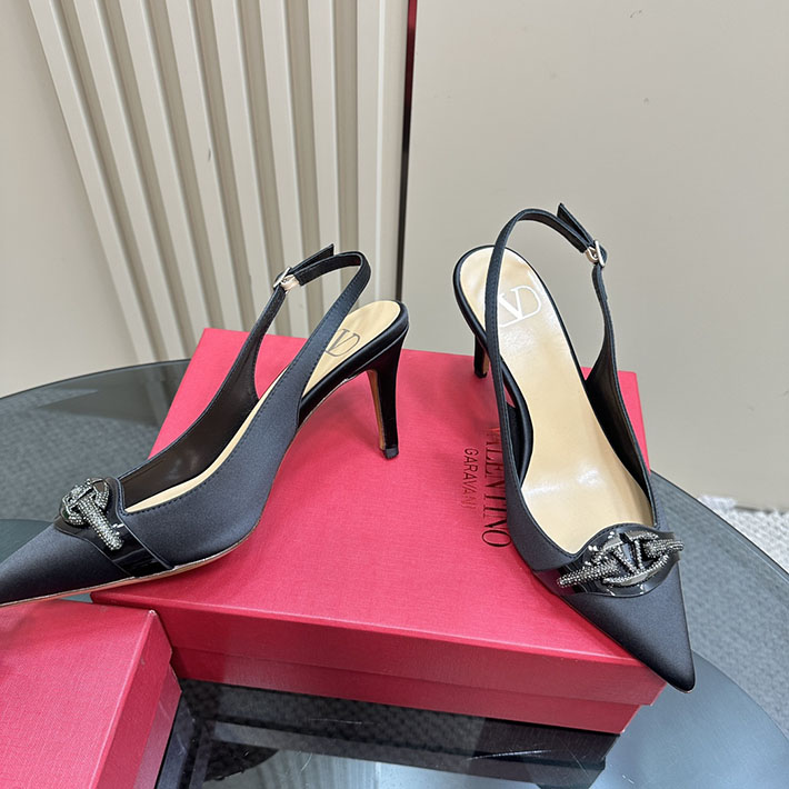 最高級ヴァレンティノスーパーコピー靴 ヴァレンティノパンプスコピー ヴァレンティノ パンプス リボン 2412284 ブラック - 画像 (9)