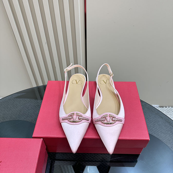 最高級ヴァレンティノスーパーコピー靴 ヴァレンティノパンプスコピー VALENTINO パンプス 歩きやすい ローヒール 2412291 ピンク - 画像 (10)