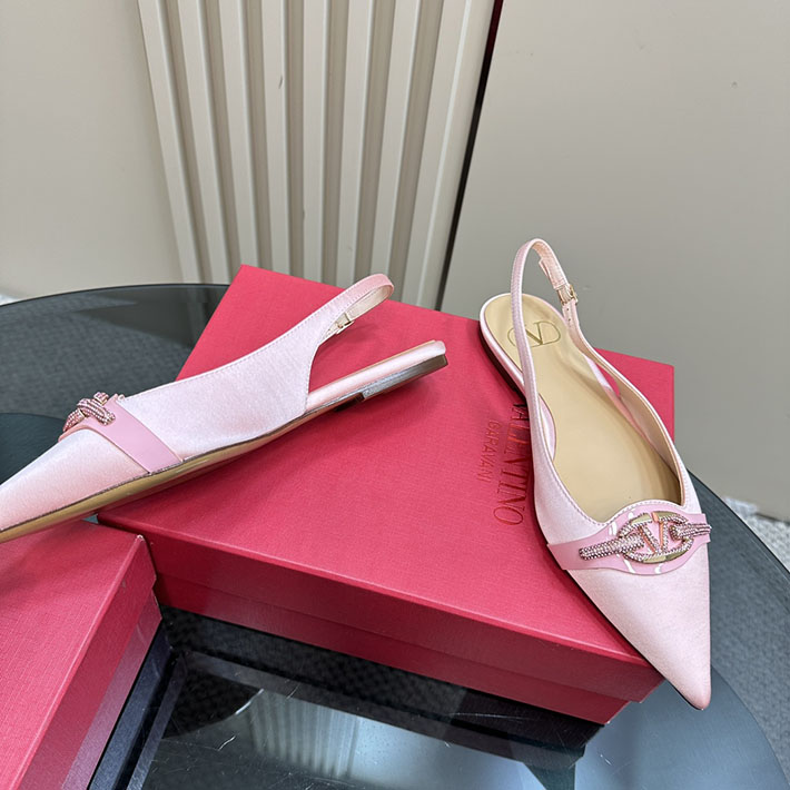 最高級ヴァレンティノスーパーコピー靴 ヴァレンティノパンプスコピー VALENTINO パンプス 歩きやすい ローヒール 2412291 ピンク - 画像 (9)