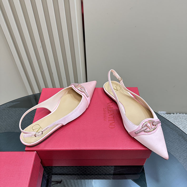 最高級ヴァレンティノスーパーコピー靴 ヴァレンティノパンプスコピー VALENTINO パンプス 歩きやすい ローヒール 2412291 ピンク - 画像 (8)