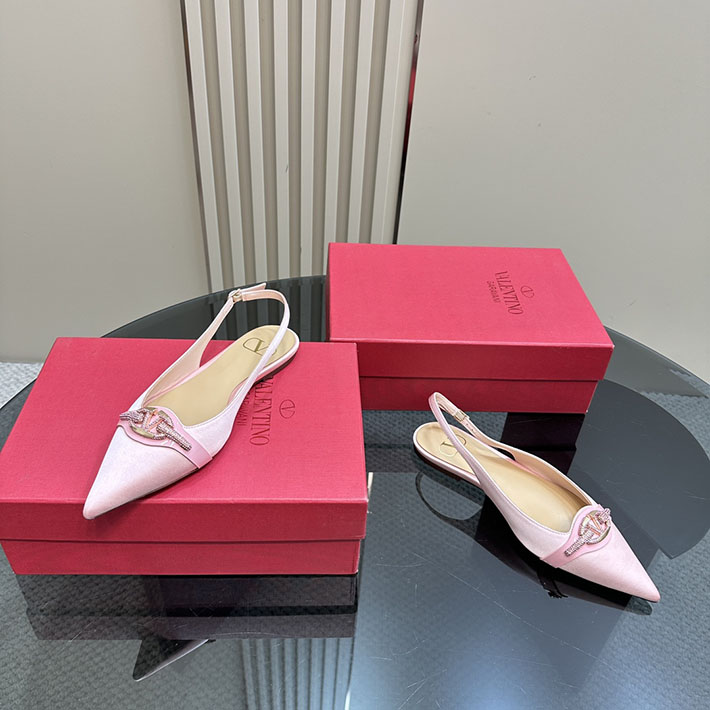 最高級ヴァレンティノスーパーコピー靴 ヴァレンティノパンプスコピー VALENTINO パンプス 歩きやすい ローヒール 2412291 ピンク - 画像 (6)