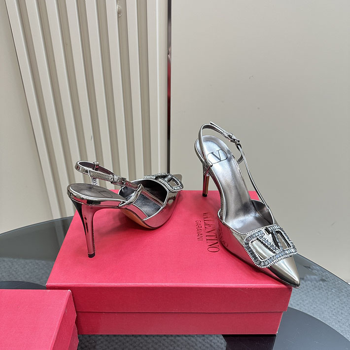 最高級ヴァレンティノスーパーコピー靴 ヴァレンティノパンプスコピー VALENTINO パンプス 歩きやすい ローヒール 2412294 ブラウン - 画像 (7)