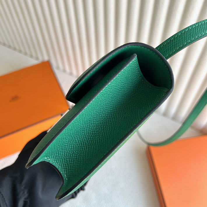 ブランドバッグ アウトレット HERMES コンスタンス1 エラン ヴェールヴェルティゴ ヴォーエプソン シルバー金具 2025定価 2513308 - 画像 (8)