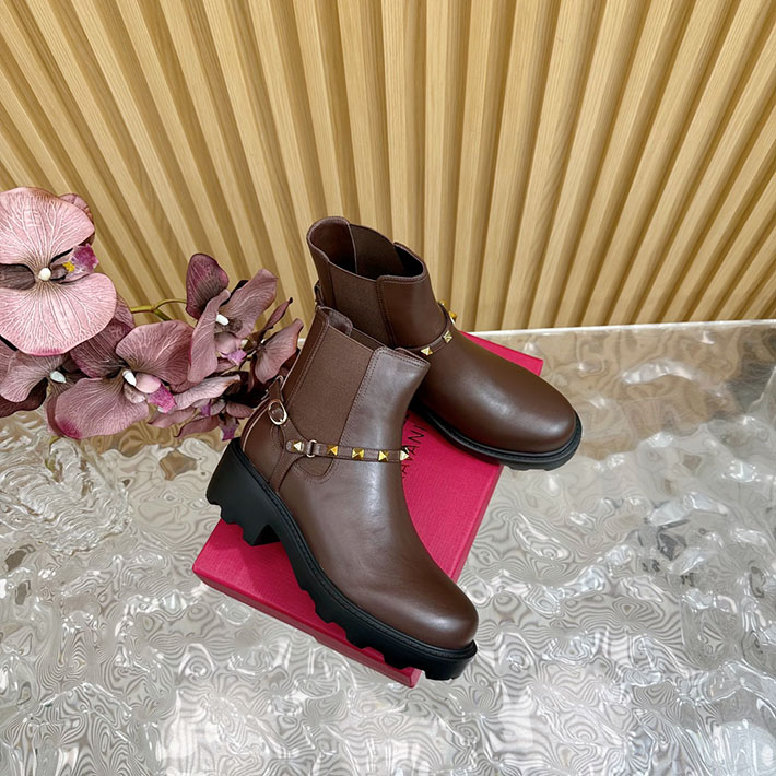 最高級ヴァレンティノスーパーコピー靴 ヴァレンティノブーツコピー VALENTINO エンジニアブーツ レディース レッドウィング 2412425 ブラウン - 画像 (9)