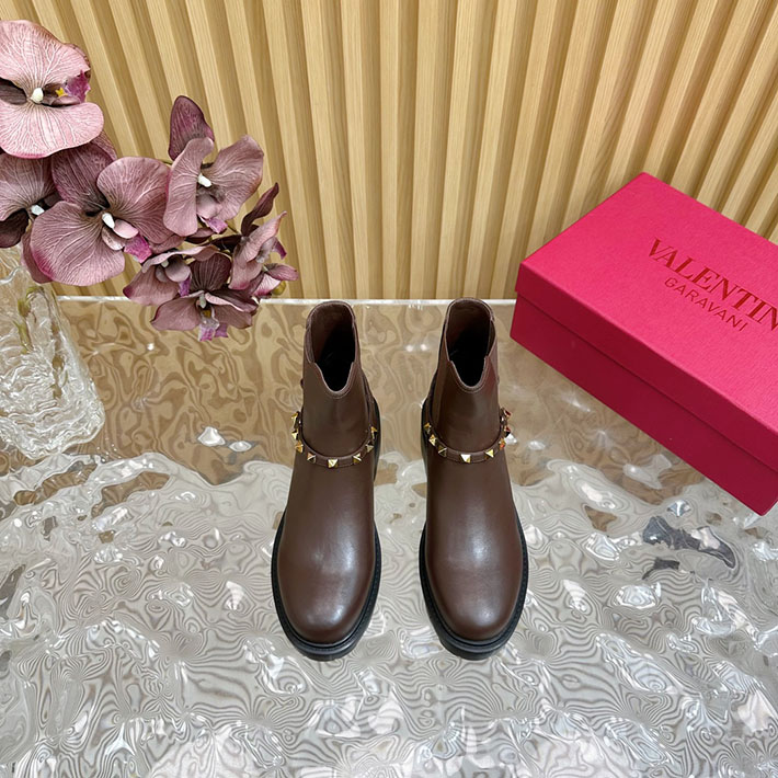 最高級ヴァレンティノスーパーコピー靴 ヴァレンティノブーツコピー VALENTINO エンジニアブーツ レディース レッドウィング 2412425 ブラウン - 画像 (7)