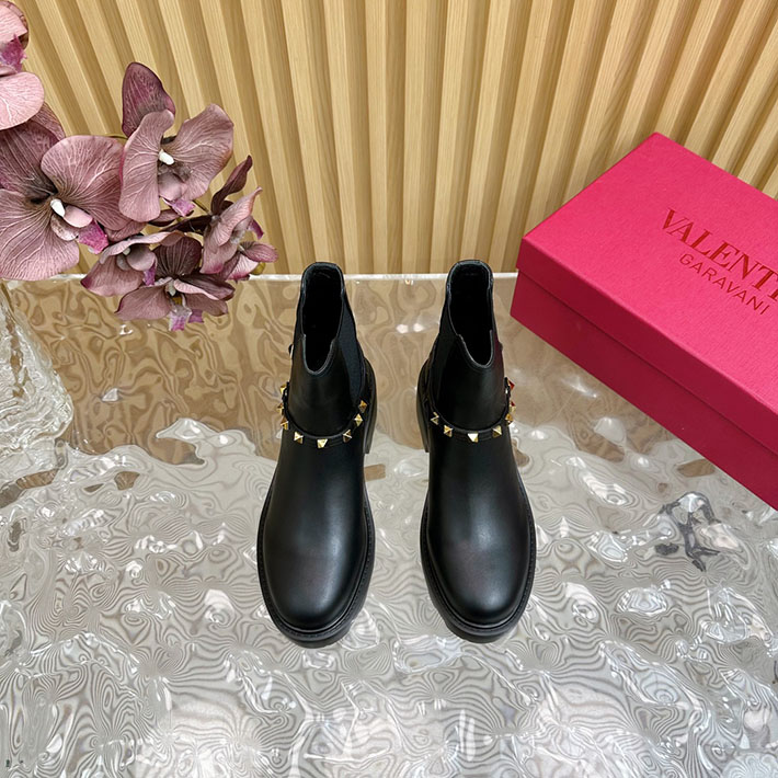 最高級ヴァレンティノスーパーコピー靴 ヴァレンティノブーツコピー VALENTINO エンジニアブーツ レディース レッドウィング 2412426 ブラック - 画像 (7)