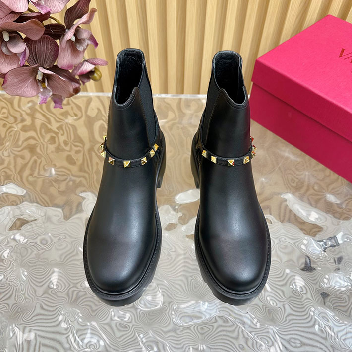 最高級ヴァレンティノスーパーコピー靴 ヴァレンティノブーツコピー VALENTINO エンジニアブーツ レディース レッドウィング 2412426 ブラック - 画像 (6)