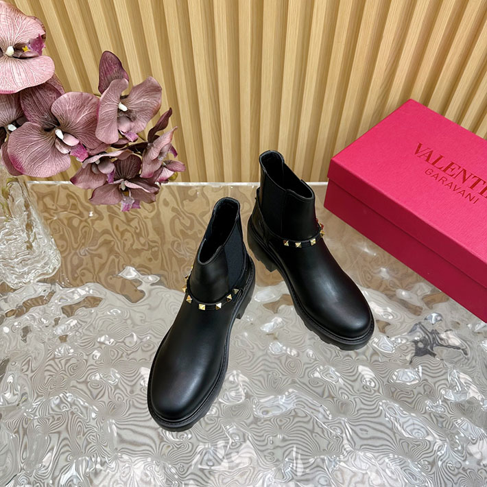 最高級ヴァレンティノスーパーコピー靴 ヴァレンティノブーツコピー VALENTINO エンジニアブーツ レディース レッドウィング 2412426 ブラック - 画像 (5)