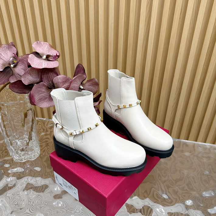 最高級ヴァレンティノスーパーコピー靴 ヴァレンティノブーツコピー VALENTINO エンジニアブーツ レディース レッドウィング 2412427 ホワイト - 画像 (9)