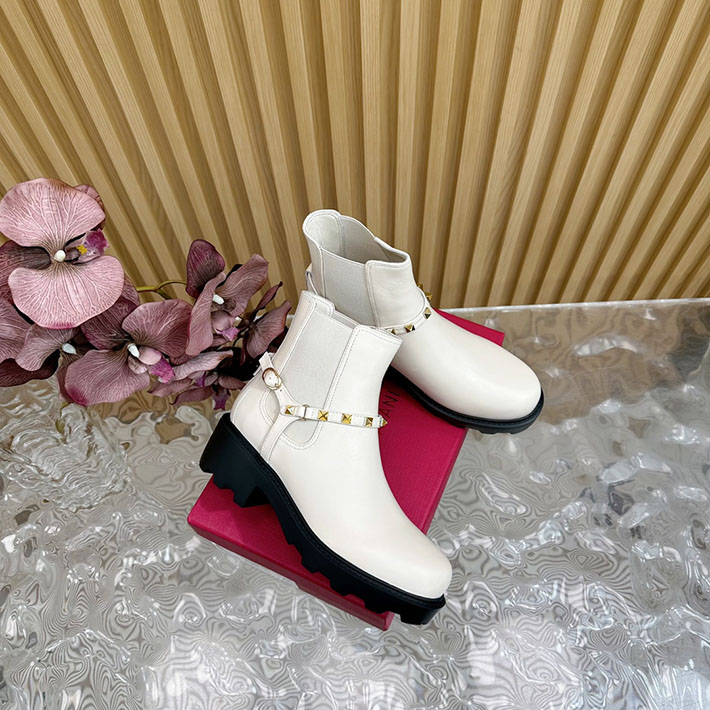 最高級ヴァレンティノスーパーコピー靴 ヴァレンティノブーツコピー VALENTINO エンジニアブーツ レディース レッドウィング 2412427 ホワイト - 画像 (8)