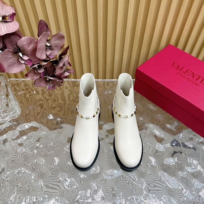 最高級ヴァレンティノスーパーコピー靴 ヴァレンティノブーツコピー VALENTINO エンジニアブーツ レディース レッドウィング 2412427 ホワイト - 画像 (7)