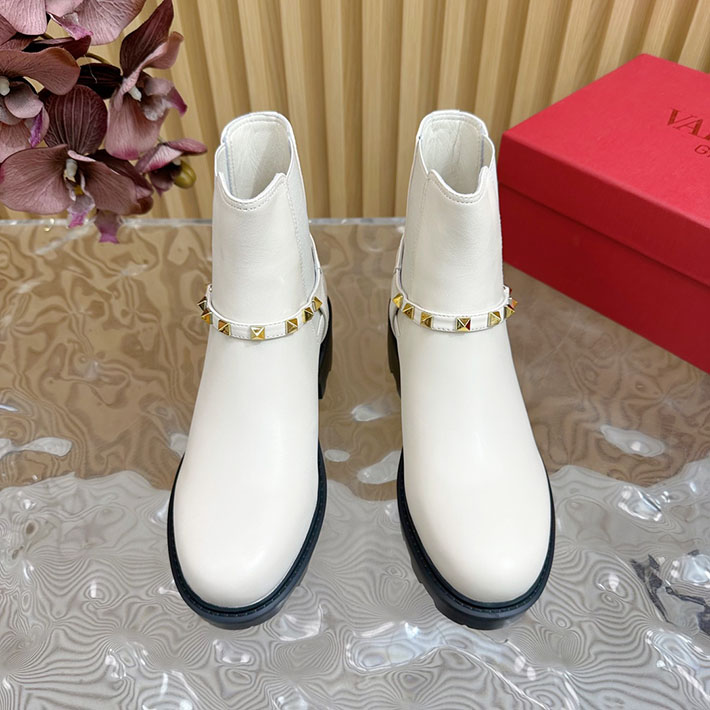 最高級ヴァレンティノスーパーコピー靴 ヴァレンティノブーツコピー VALENTINO エンジニアブーツ レディース レッドウィング 2412427 ホワイト - 画像 (6)
