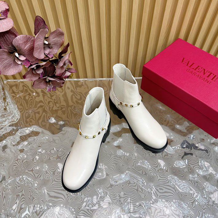 最高級ヴァレンティノスーパーコピー靴 ヴァレンティノブーツコピー VALENTINO エンジニアブーツ レディース レッドウィング 2412427 ホワイト - 画像 (5)