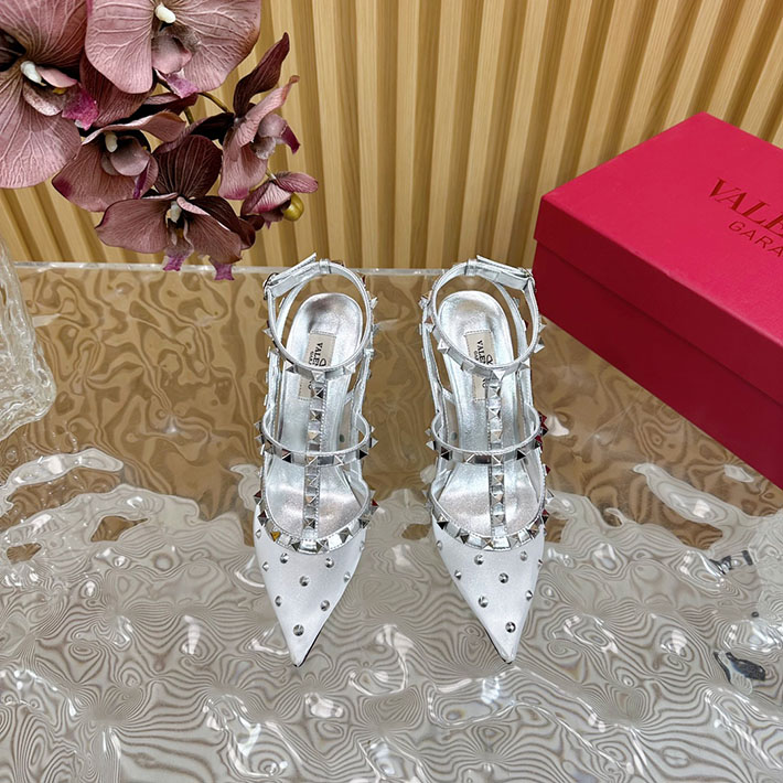 最高級ヴァレンティノスーパーコピー靴 ヴァレンティノサンダルコピー VALENTINO レディース サンダル 人気ブランド 2412432 ホワイト - 画像 (6)