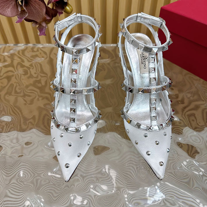 最高級ヴァレンティノスーパーコピー靴 ヴァレンティノサンダルコピー VALENTINO レディース サンダル 人気ブランド 2412432 ホワイト - 画像 (5)