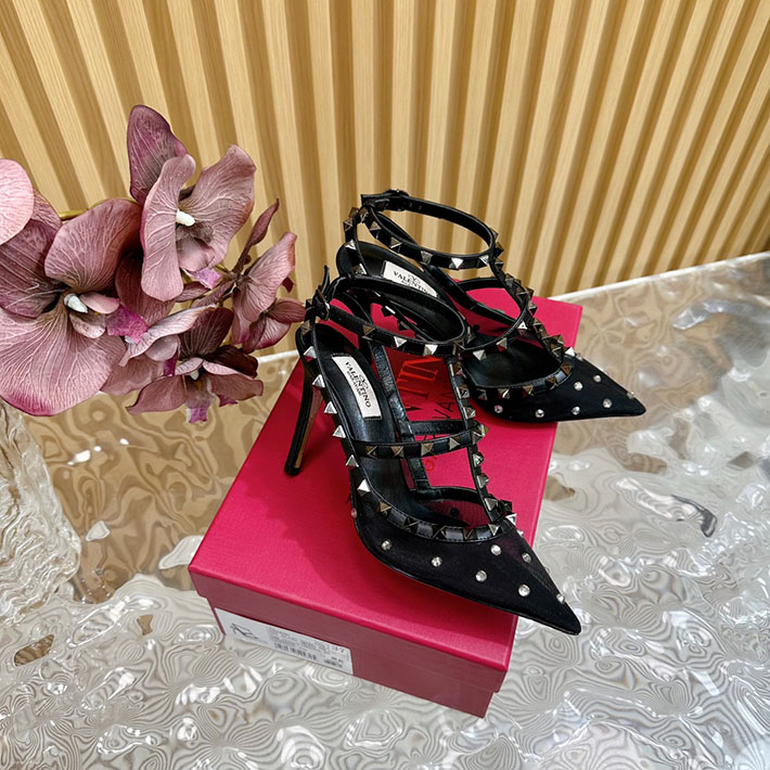 最高級ヴァレンティノスーパーコピー靴 ヴァレンティノサンダルコピー VALENTINO レディース サンダル 人気ブランド 2412433 ブラック - 画像 (9)